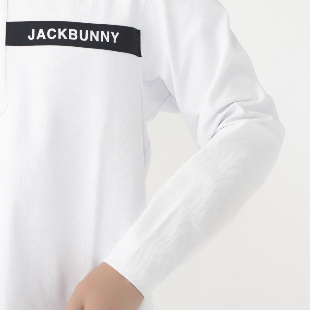 ジャック バニー ゴルフウェア 長袖シャツ 秋 冬 メッシュポンチ