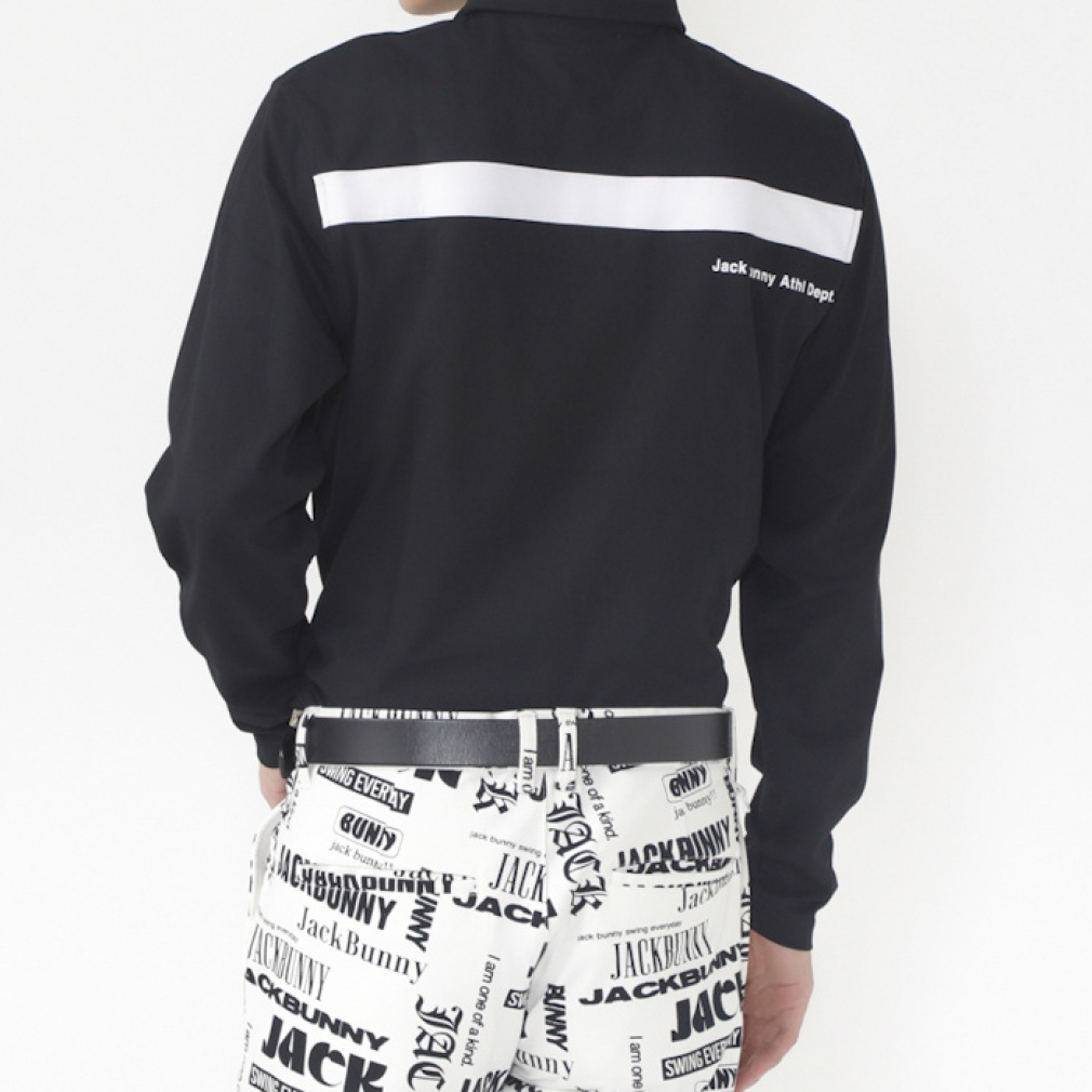 ジャック バニー ゴルフウェア 長袖シャツ 秋 冬 メッシュポンチ