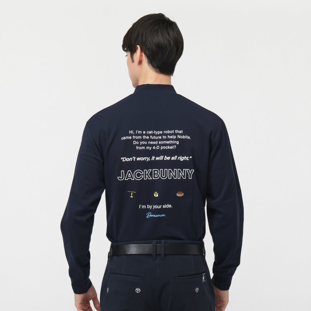 ジャック バニー ゴルフウェア 長袖シャツ 秋 冬 【ドラえもん】PE天竺
