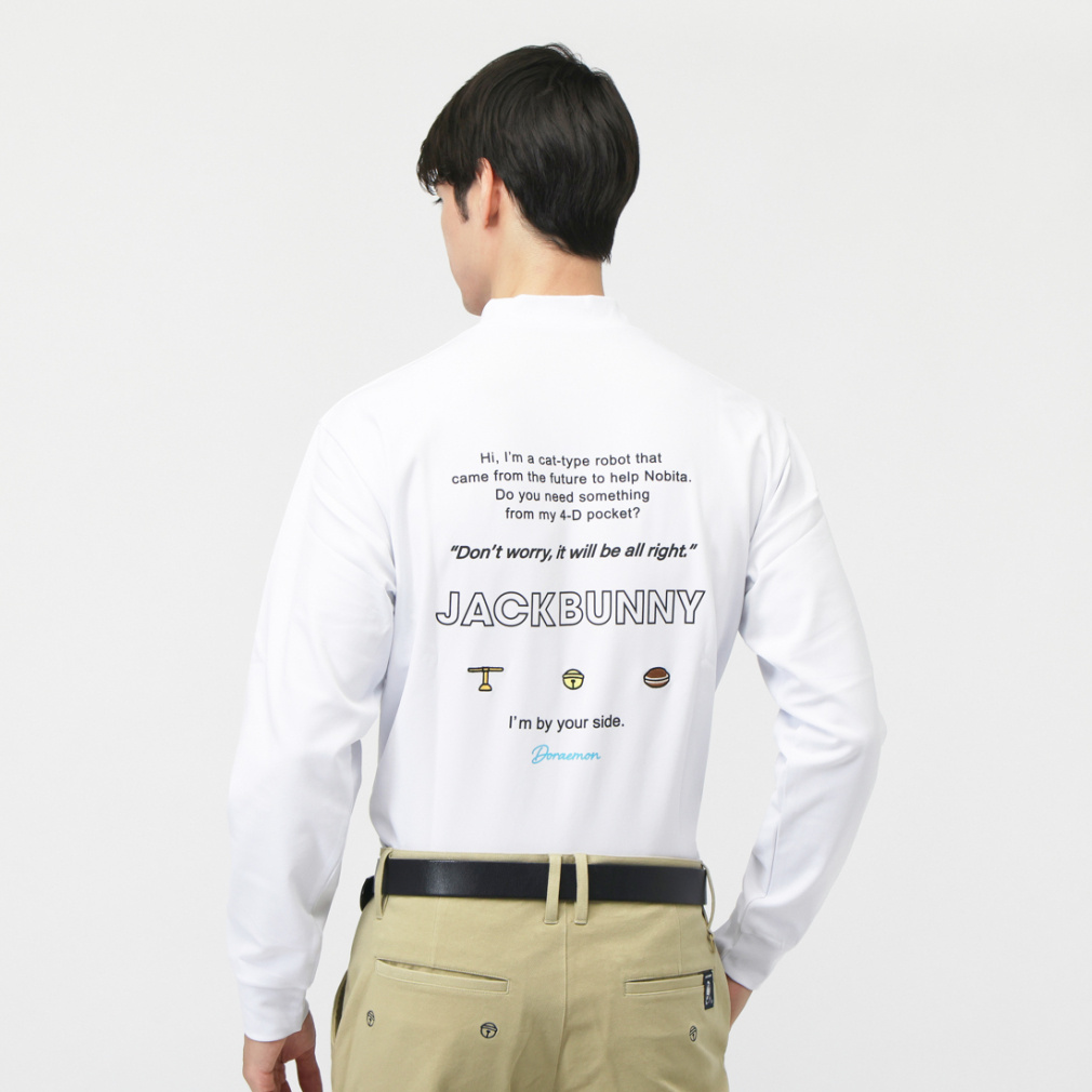 ジャック バニー ゴルフウェア 長袖シャツ 秋 冬 【ドラえもん】PE天竺