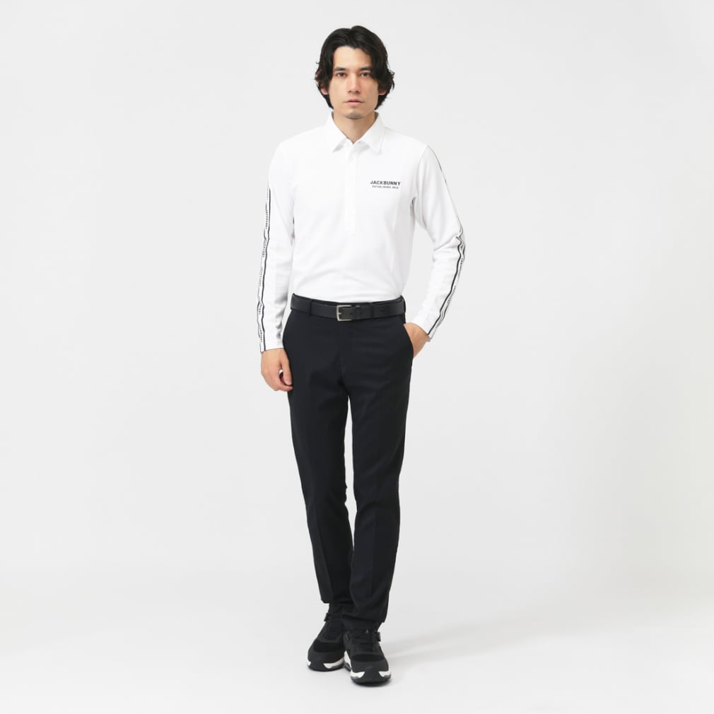 ジャック バニー ゴルフウェア 長袖シャツ 春 夏 メッシュカノコ