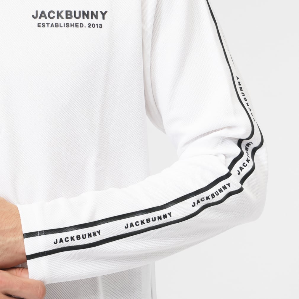 ジャック バニー ゴルフウェア 長袖シャツ 春 夏 メッシュカノコ