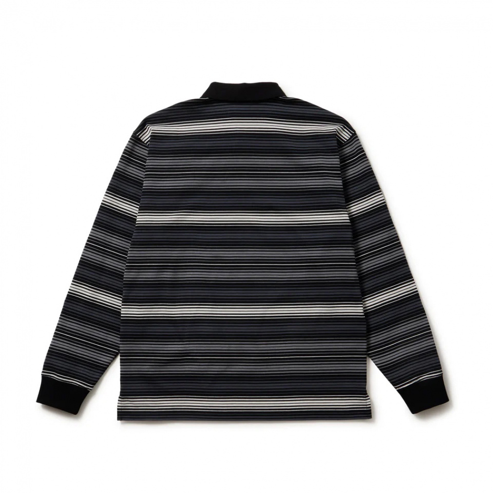 ニューエラ ゴルフウェア 長袖シャツ 秋 冬 GF LS RUGBY SHIRT BLK