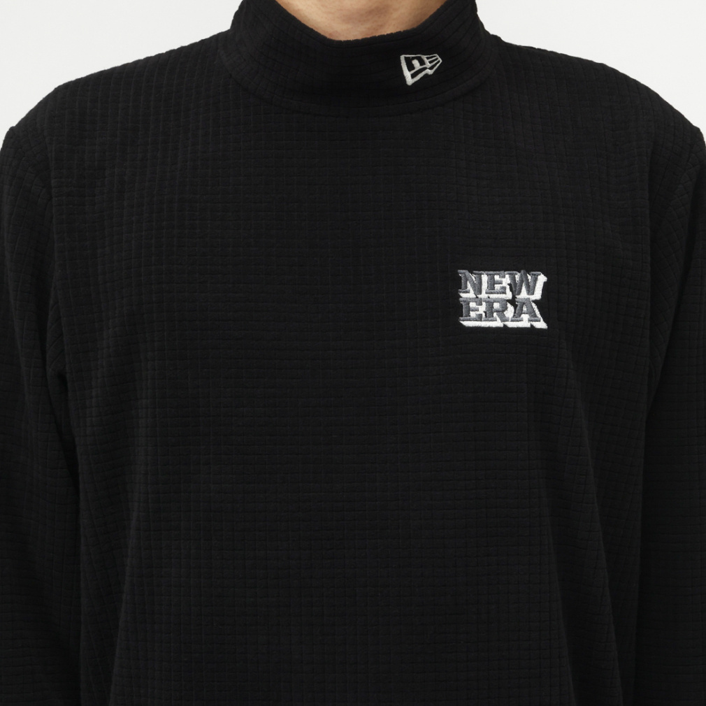 ニューエラ ゴルフウェア 長袖シャツ 秋 冬 GF LS HIGH NECK GRID