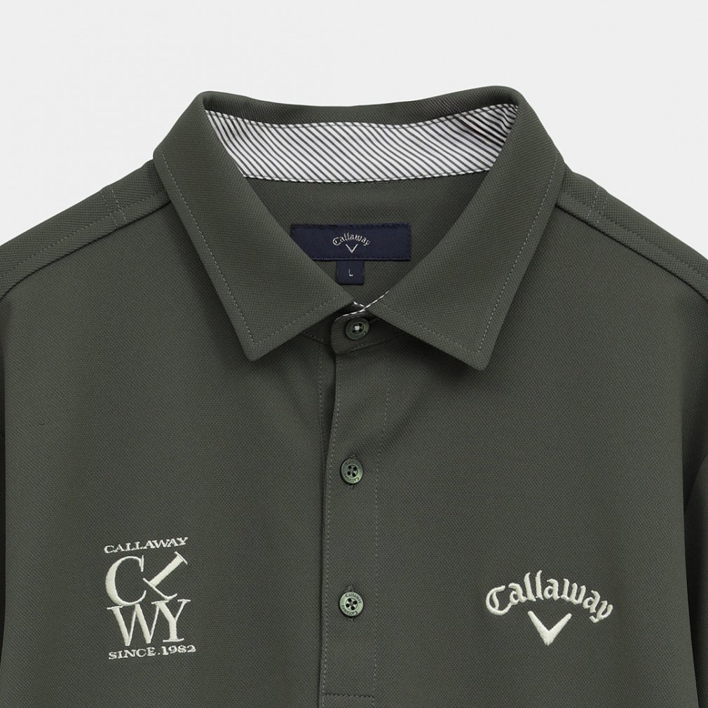 キャロウェイ ゴルフウェア 長袖シャツ 秋 冬 オニカノコ長袖シャツ