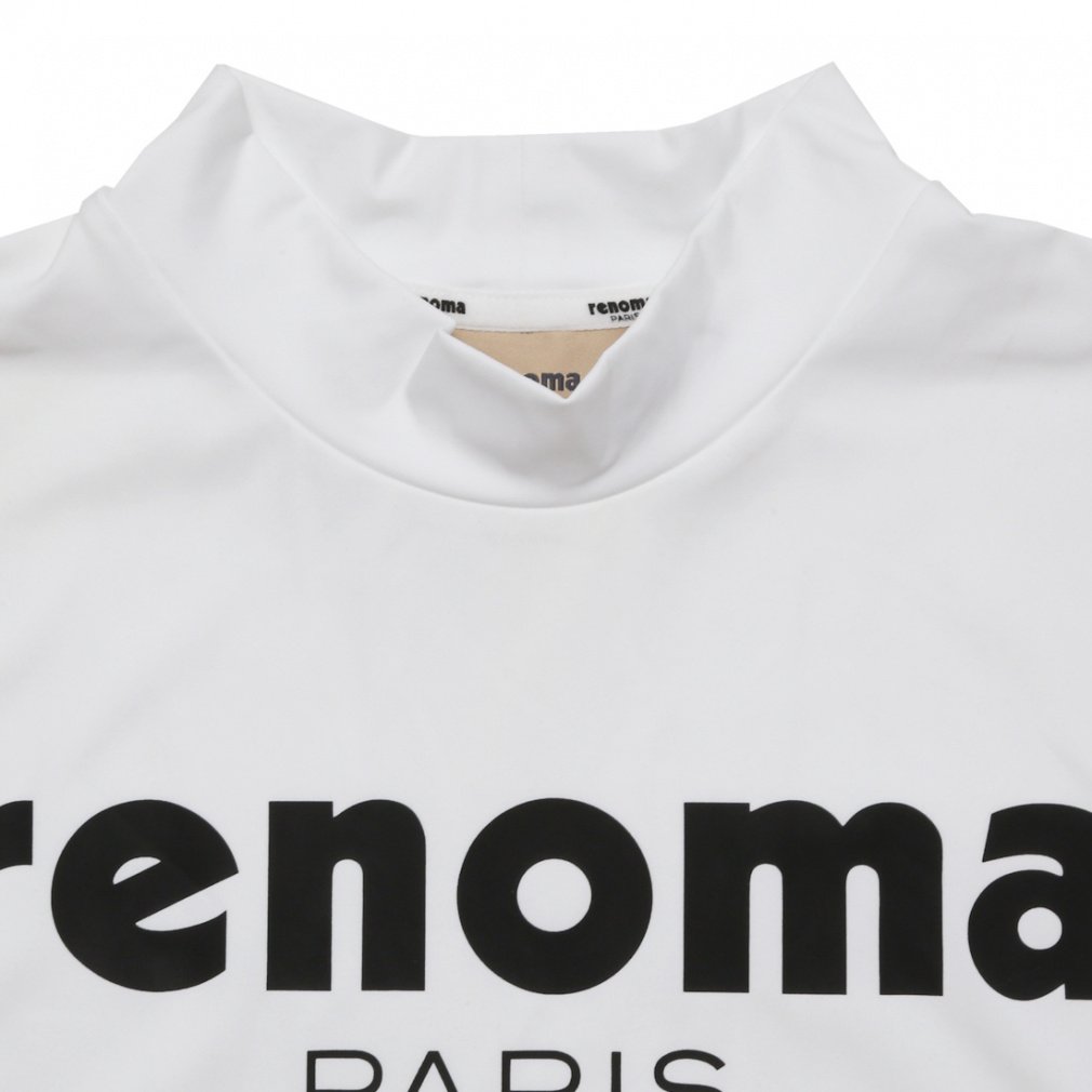 レノマ ゴルフウェア 長袖シャツ 秋 冬 BASIC LOGO MOCKNECK T