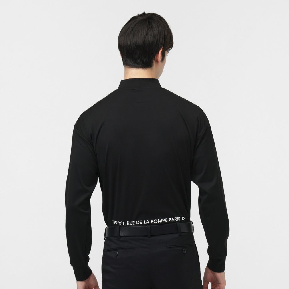 レノマ ゴルフウェア 長袖シャツ 秋 冬 BASIC LOGO MOCKNECK T LS