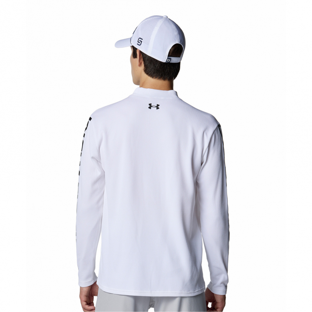 UAドライブ ワッフル ロングスリーブ モックネック シャツ 6007932