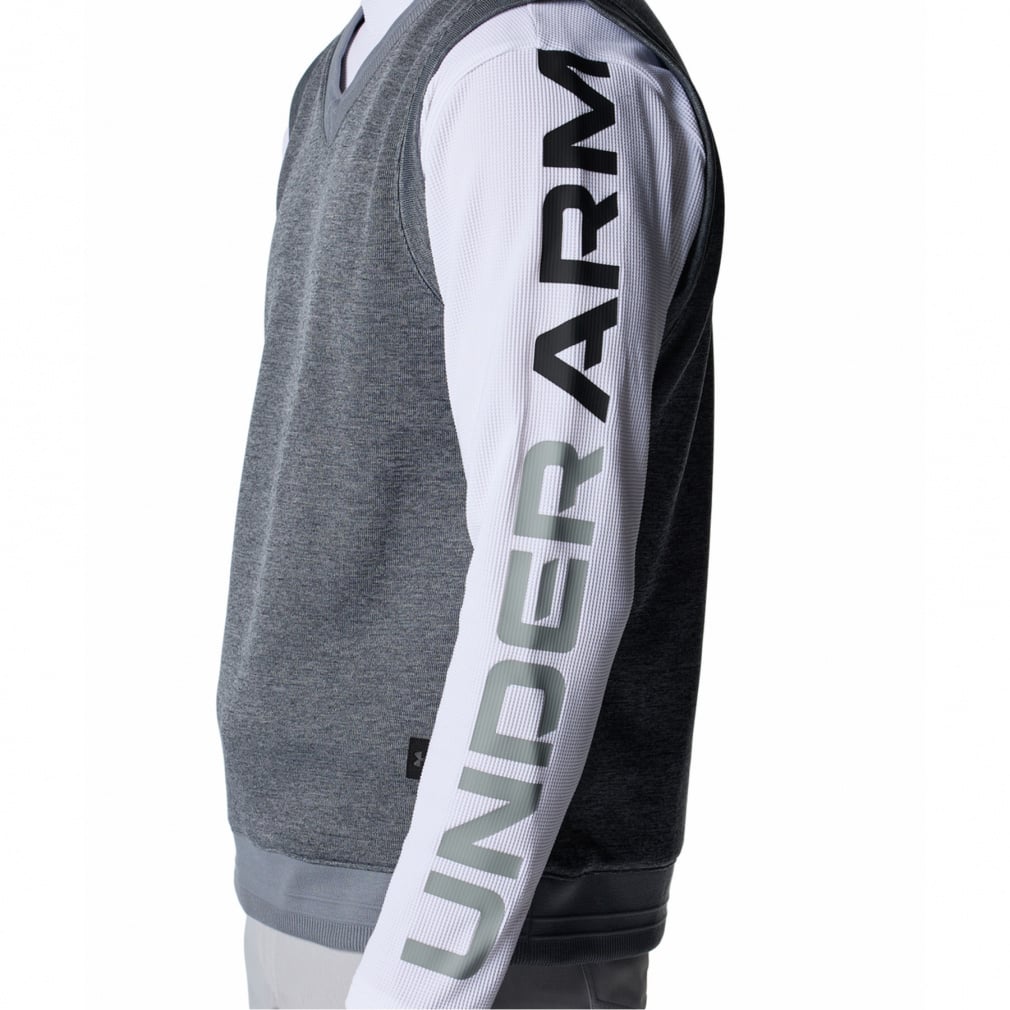 アンダーアーマー ゴルフウェア 長袖シャツ 秋 冬 UAドライブ ワッフル