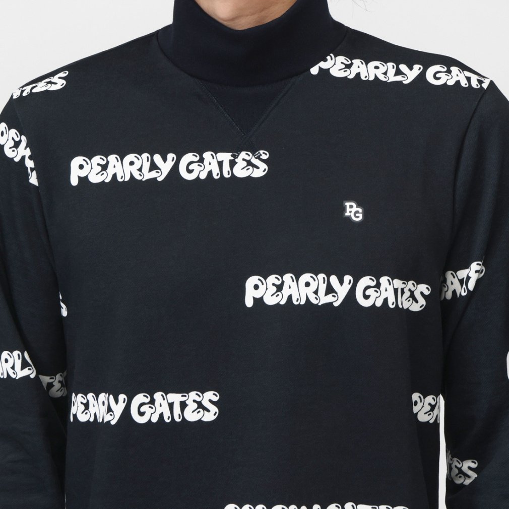 パーリーゲイツ ゴルフウェア 長袖シャツ 秋 冬 Cソロナ裏毛長袖