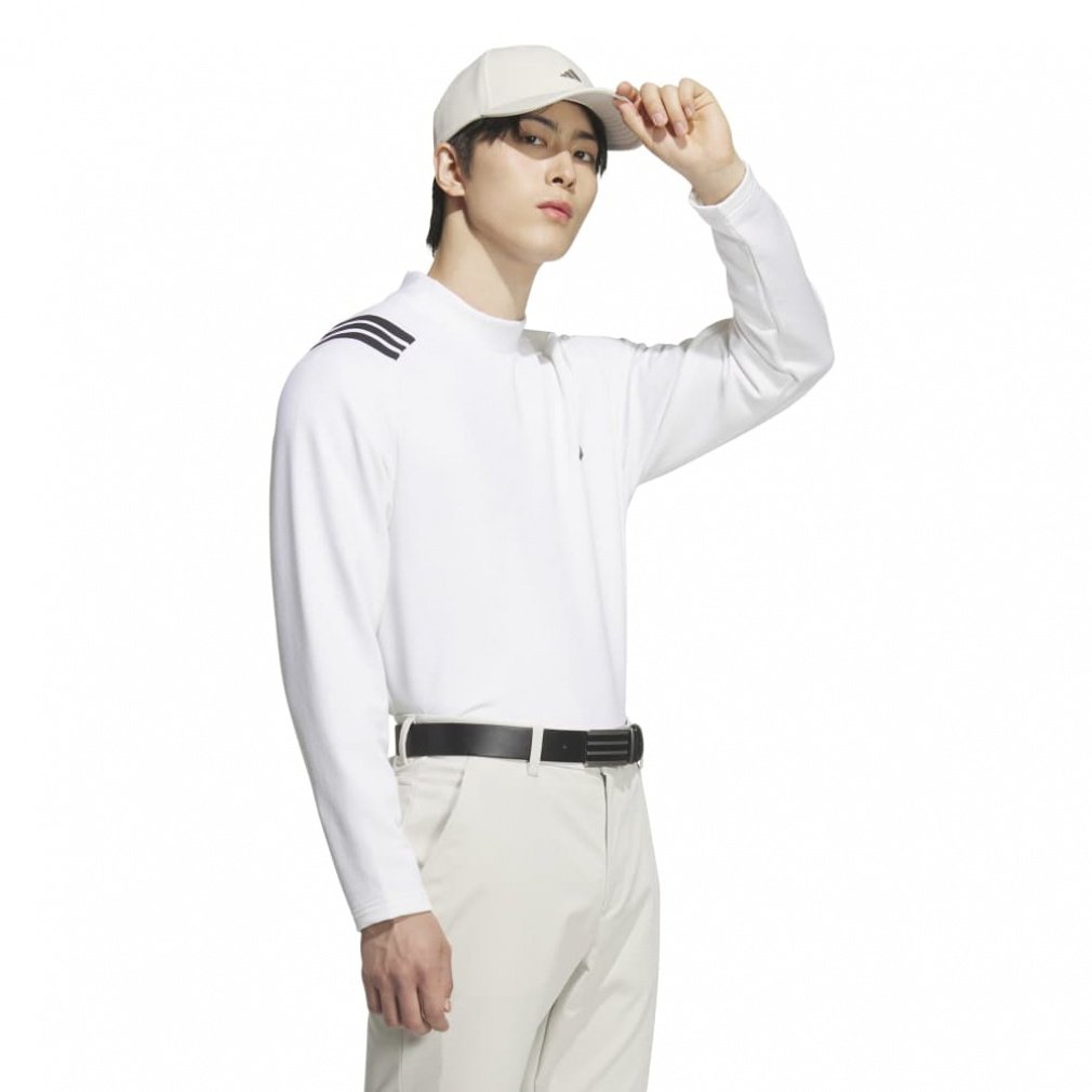 アディダス ゴルフウェア 長袖シャツ 秋 冬 COLD .RDY スリー