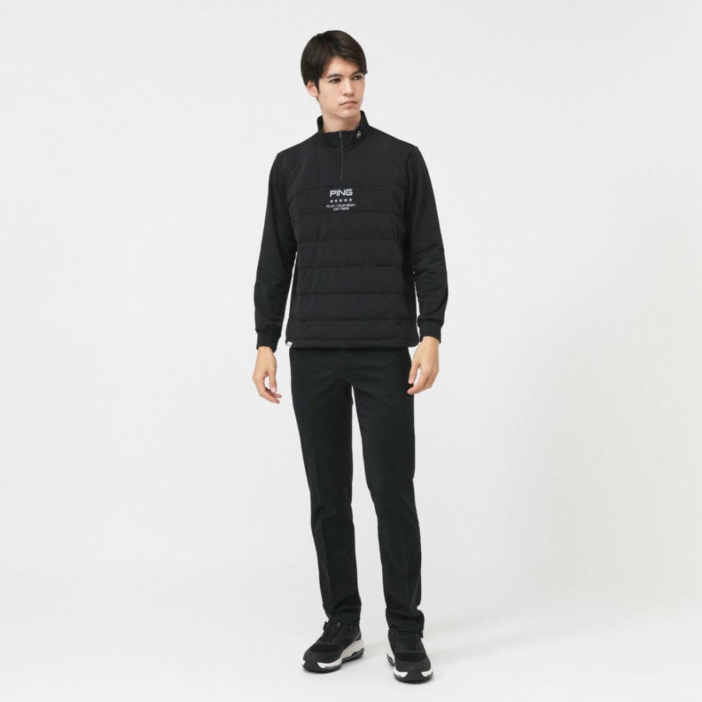 ピン ゴルフウェア 長袖シャツ 秋 冬 24FWエアーフレイク長袖