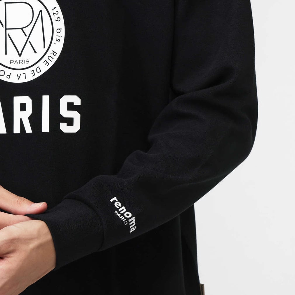 レノマ ゴルフウェア 長袖シャツ 秋 冬 BASIC COLLEGE LOGO MOCK NECK