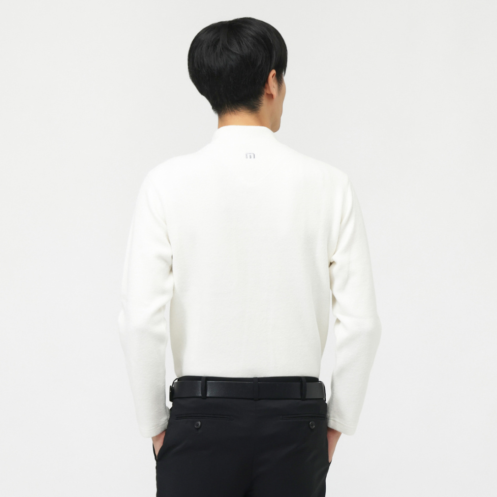 新品 キャロウェイ トラヴィスマシュー モック 胸ポケット ホワイト L