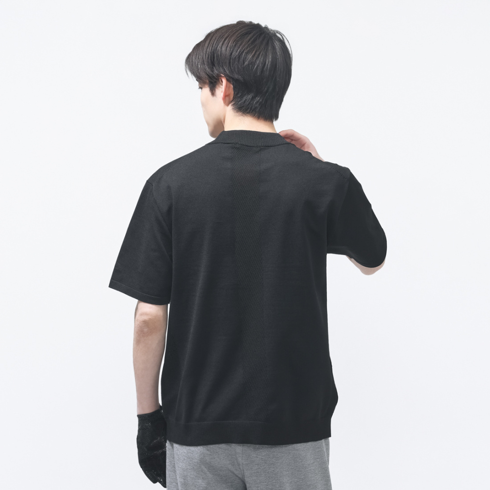 自*人様 一度だけ使用 FR2GOLF 3周年記念モックネックTシャツ　黒 green label relaxing（グリーンレーベルリラクシング） tシャツ L/A