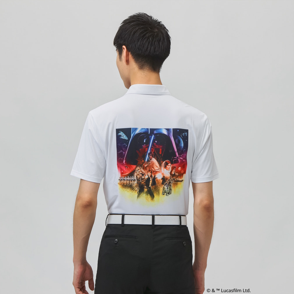 スター・ウォーズ ゴルフ 半袖シャツ アイクールグラフィック