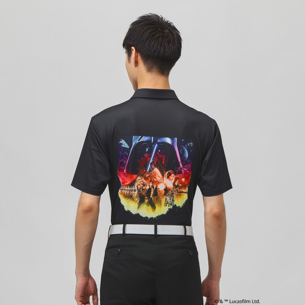 スター・ウォーズ ゴルフ 半袖シャツ アイクールグラフィック