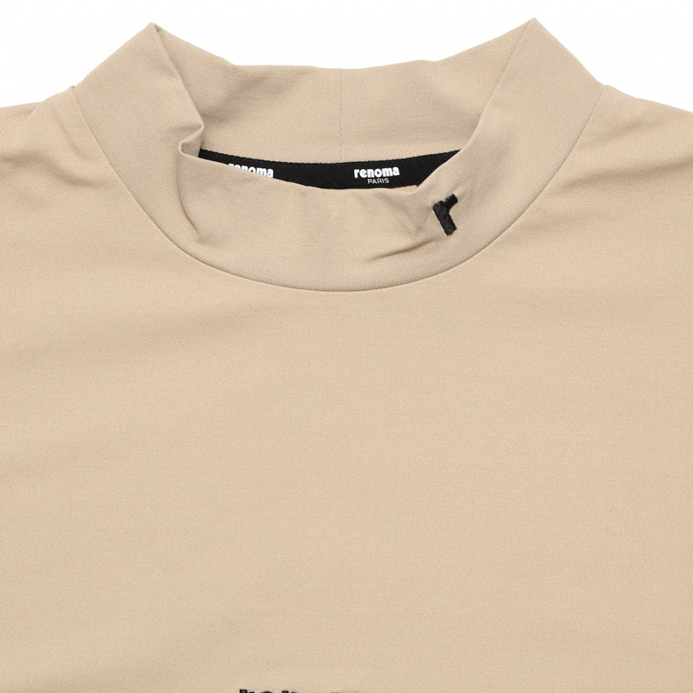 レノマ ゴルフウェア 半袖シャツ 春 夏 VERTICAL LOGO MOCK NECK S/S