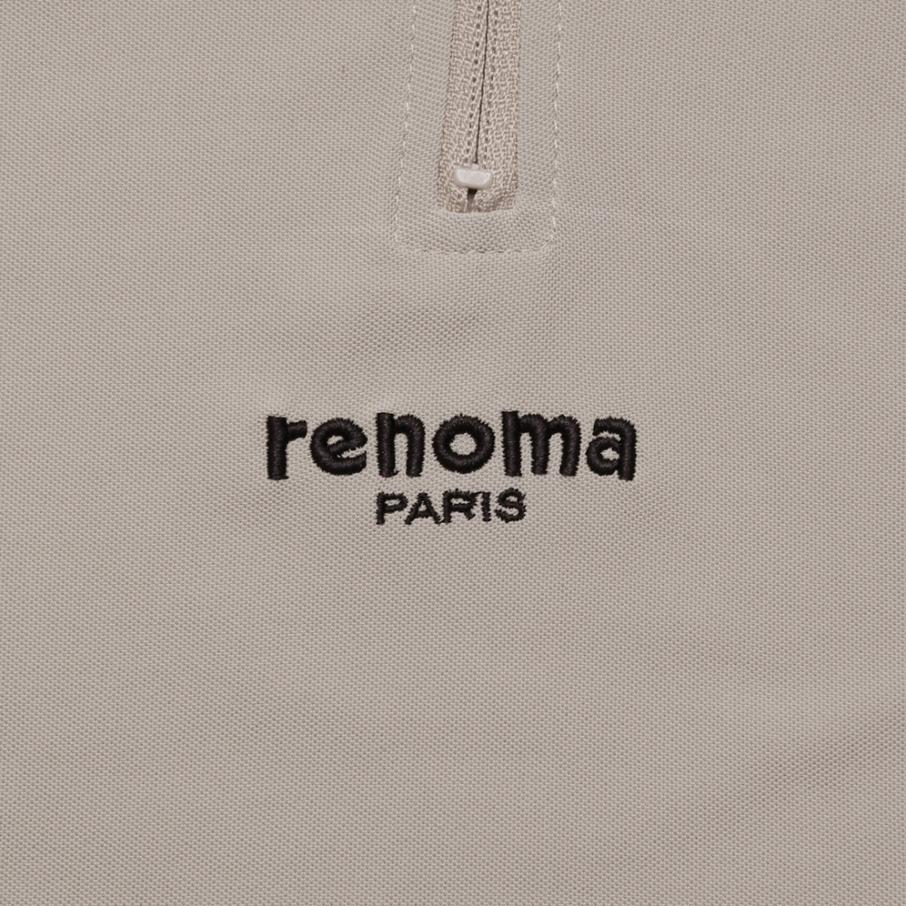 レノマ ゴルフウェア 半袖シャツ 春 夏 BACK LOGO HALF ZIP S/S-SP