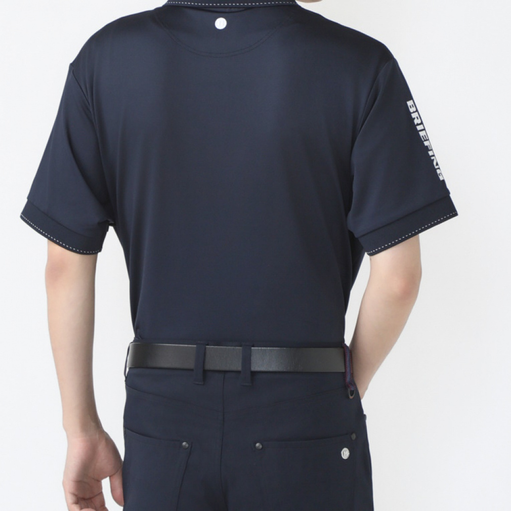 ブリーフィング ゴルフウェア 半袖シャツ 春 夏 MS SLEEVE LOGO POLO