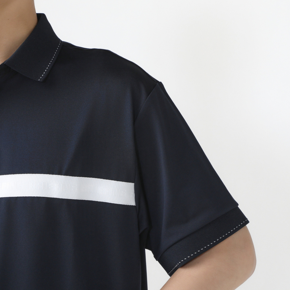 ブリーフィング ゴルフウェア 半袖シャツ 春 夏 MS SLEEVE LOGO POLO