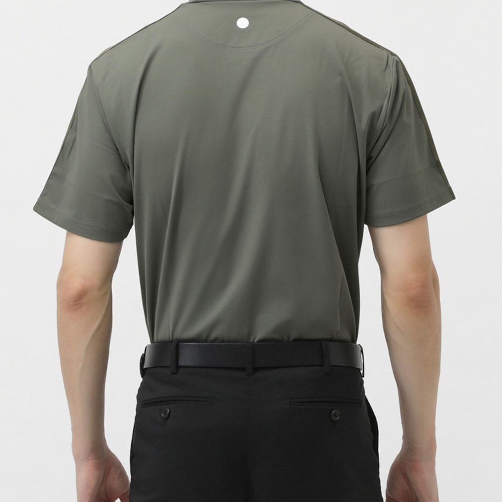 ブリーフィング ゴルフウェア 半袖シャツ 春 夏 MS LOGO LINE HIGHNECK