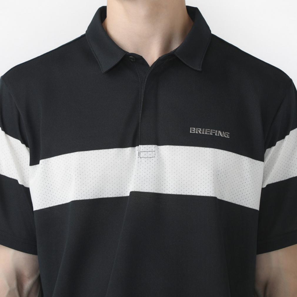 ブリーフィング ゴルフウェア 半袖シャツ 春 夏 MS PANEL MESH SHIRT