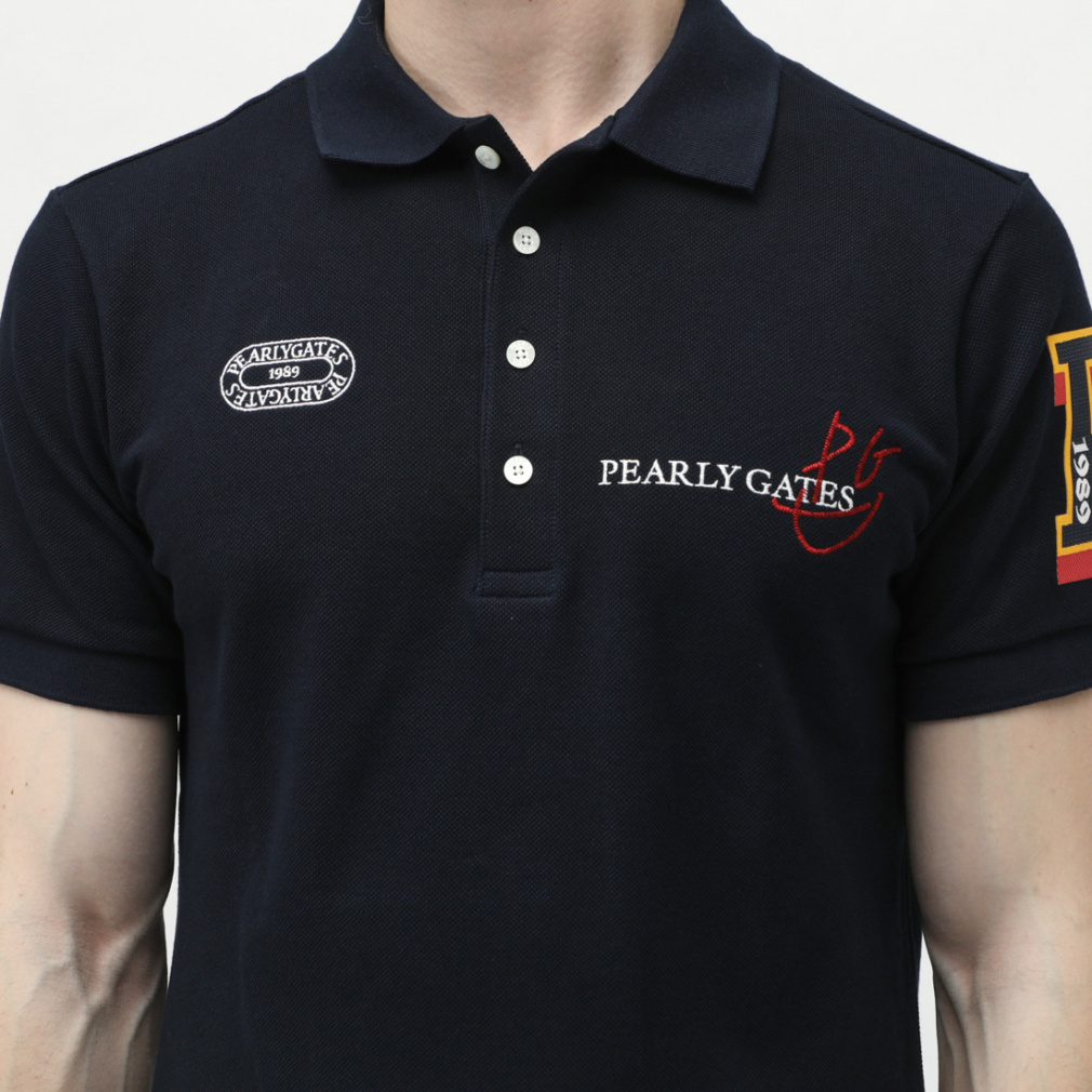 PEARLY GATES❣️コンパクトタック鹿の子ポロ 即完売品 新品ブラック コットン鹿の子 0535160201｜Alpen Online