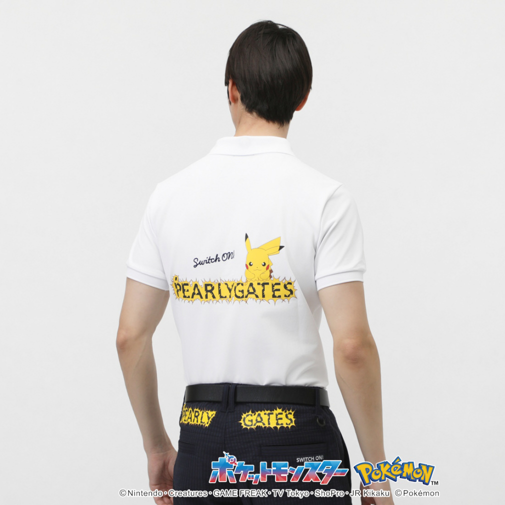 人気完売パーリーゲイツポケモンピカチュウ ボーダー調カノコ半袖ポロシャツサイズ1 0000775499_p01_01.jpg