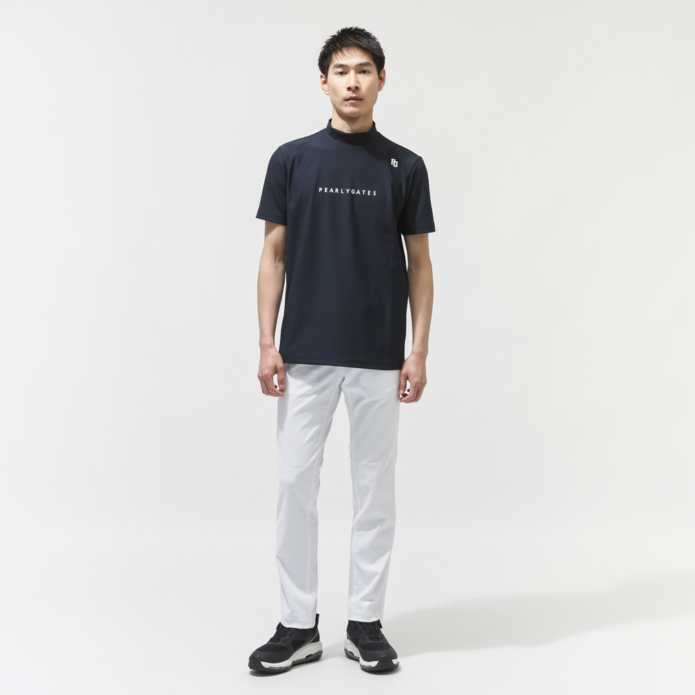 パーリーゲイツ ゴルフウェア 半袖シャツ 春 夏 4WAYストレッチ