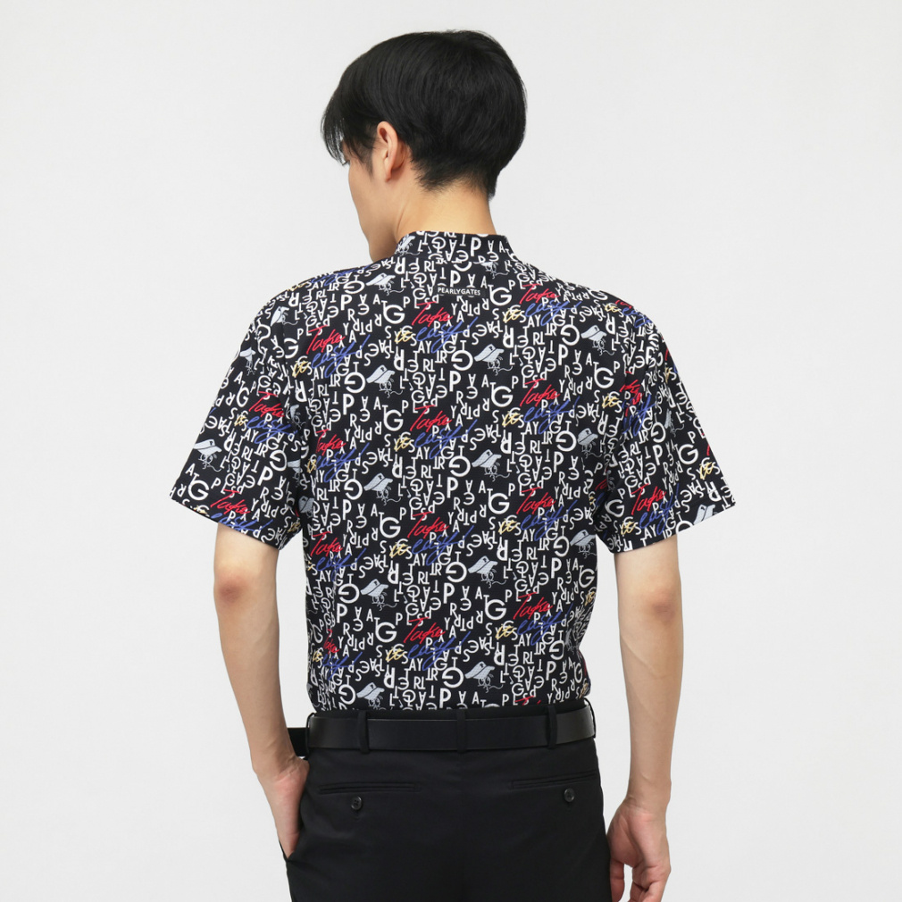 新品タグ付き　PEARLY GATES ボールくん半袖シャツ　サイズL 新品タグ付き PEARLY GATES ボールくん半袖シャツ サイズL PEARLY