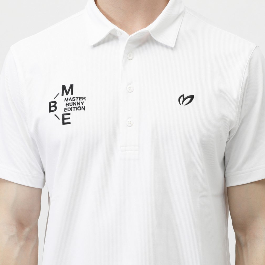 MASTER BUNNY EDITION ポロシャツ ホワイト サイズ6 MASTER BUNNY EDITION (マスターバニーエディション) ゴルフ