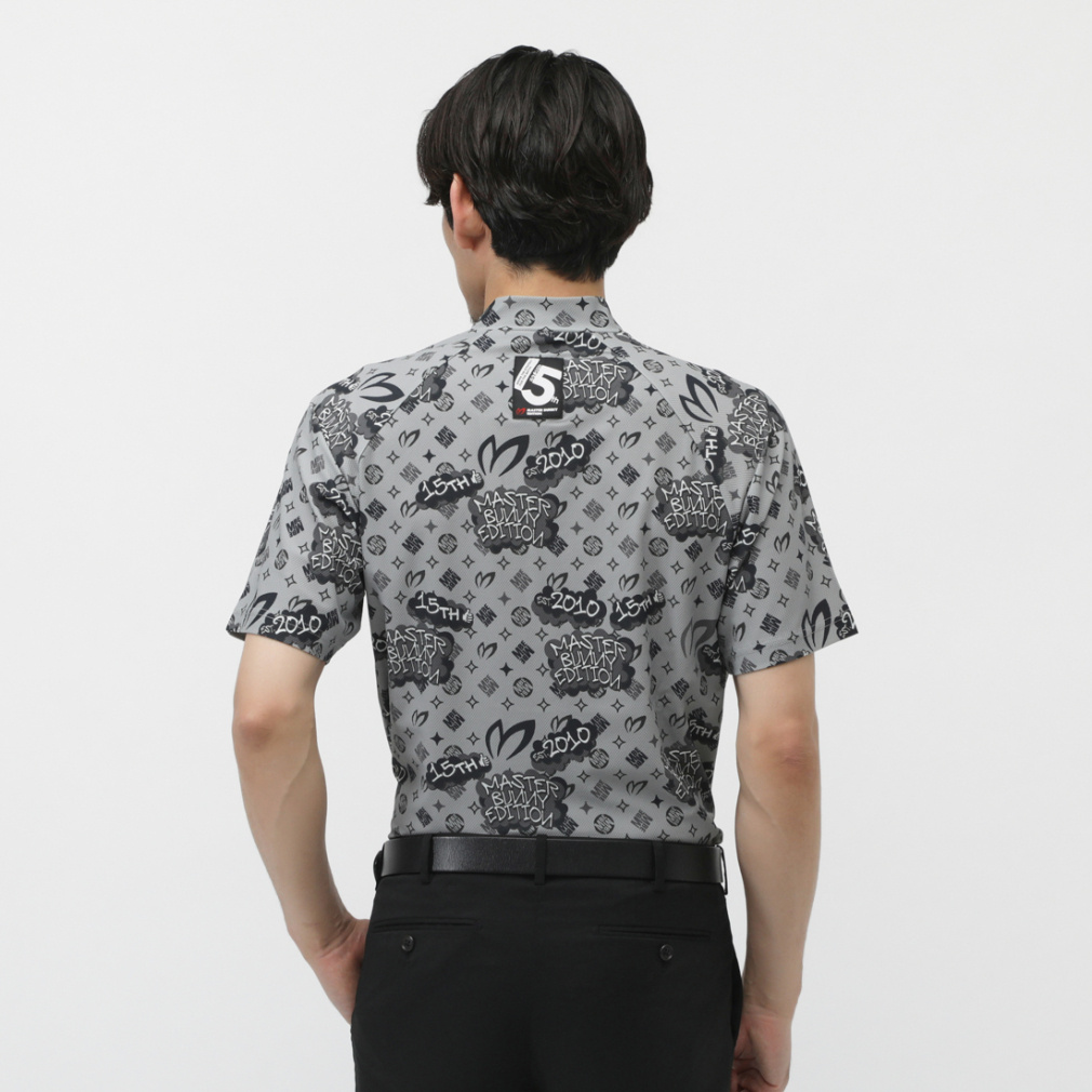 マスターバニーエディション ゴルフウェア 半袖シャツ 春 夏 ナイロン