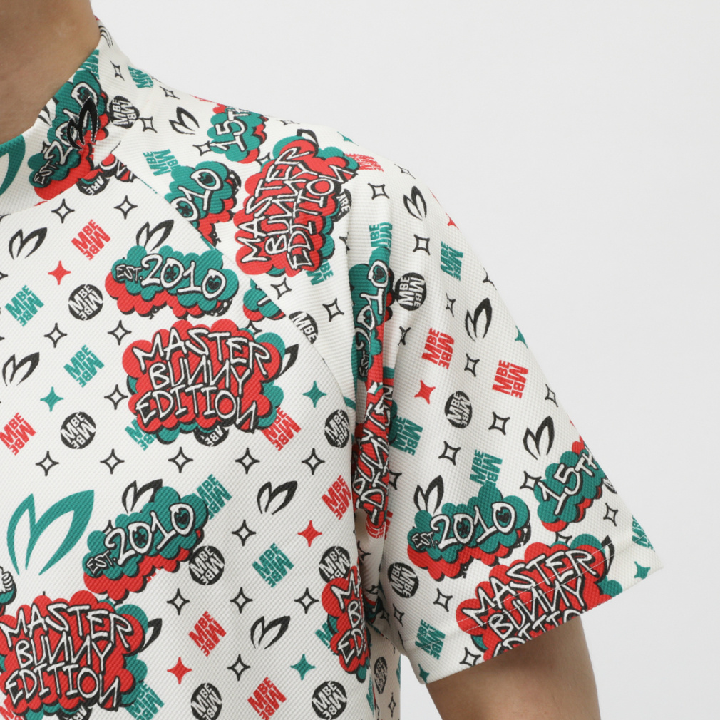 マスターバニーエディション ゴルフウェア 半袖シャツ 春 夏 ナイロン