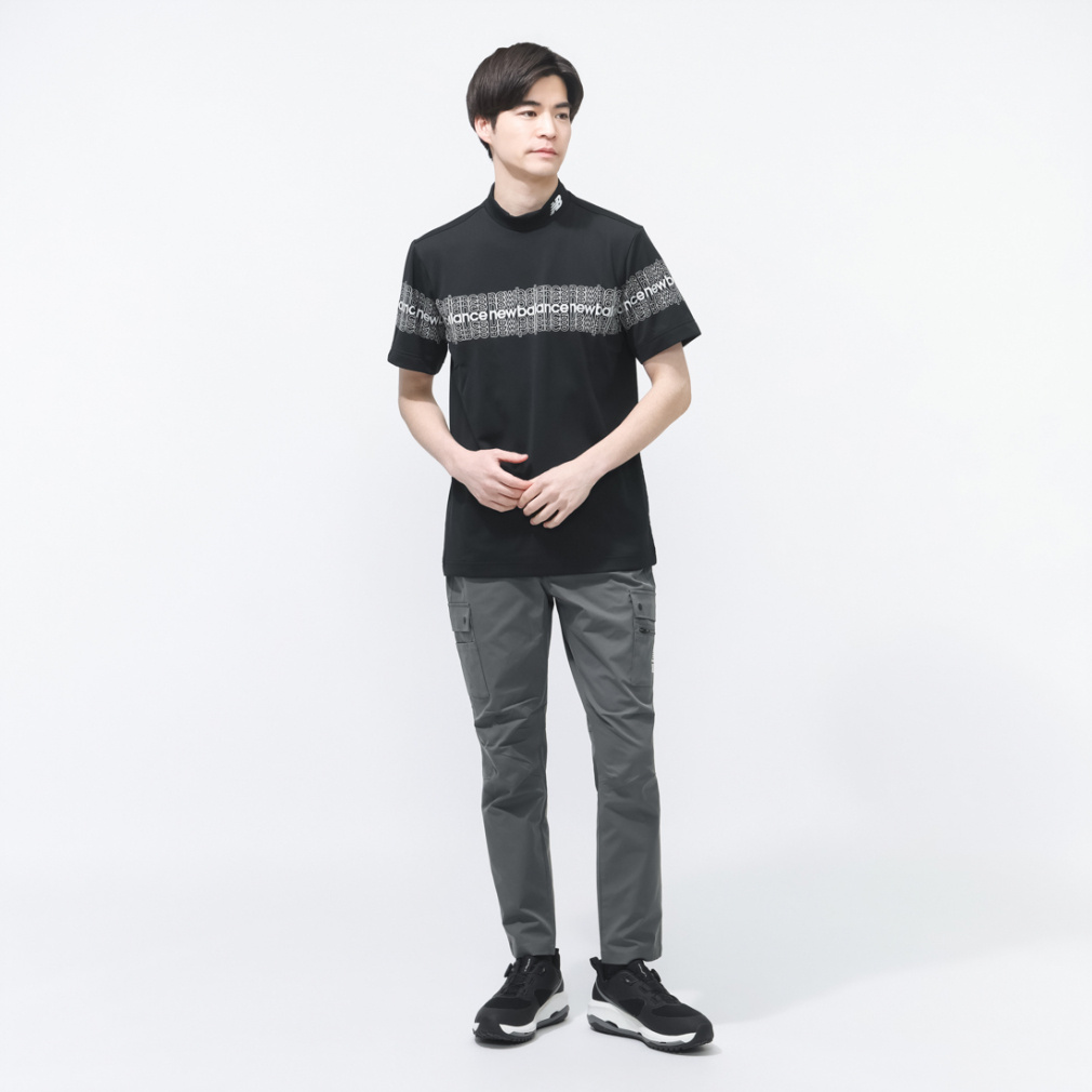 ニューバランス ゴルフウェア 半袖シャツ 春 夏 S/SLEEVE MOCK NECK