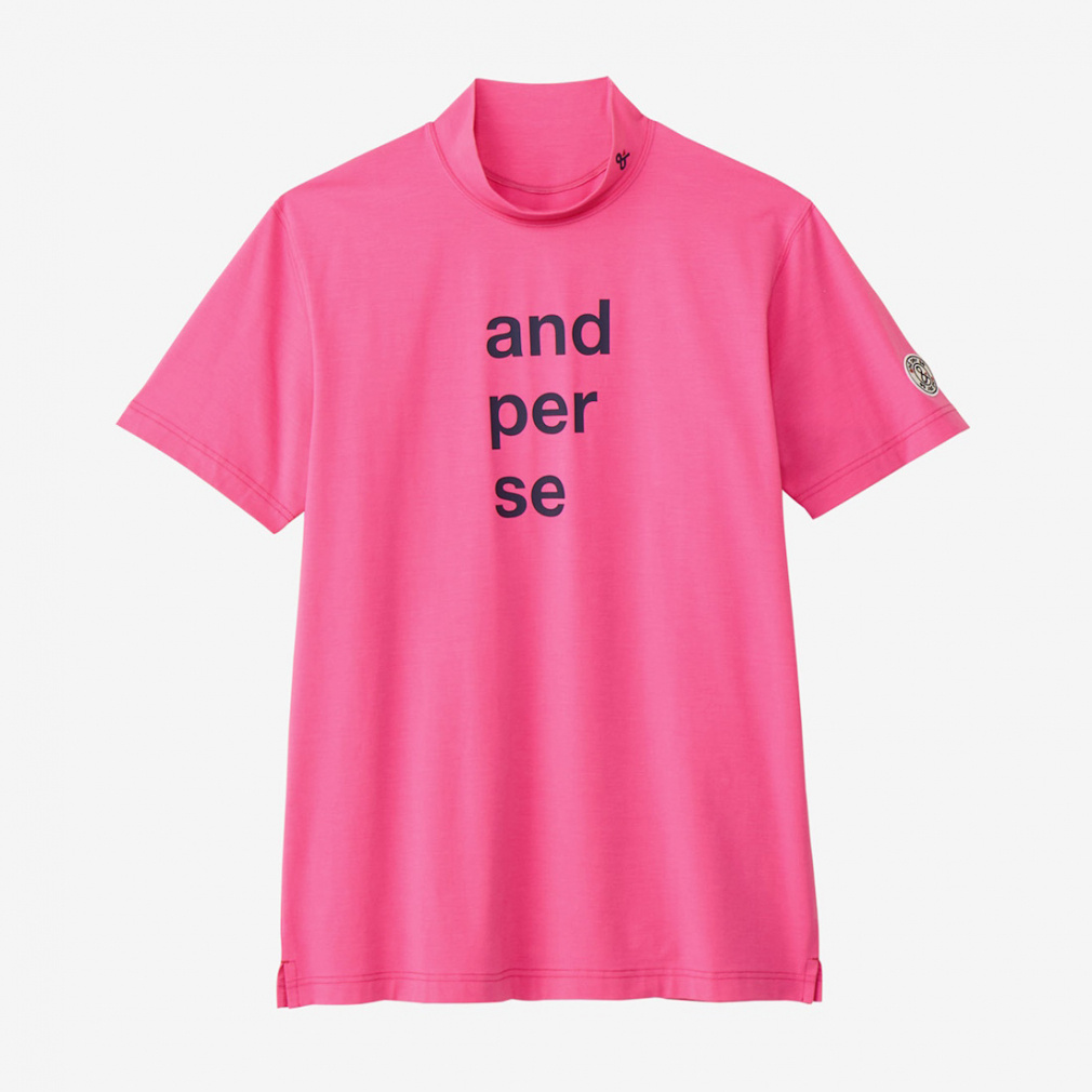 アンパスィ ゴルフウェア 半袖シャツ 春 夏 リファインドライ半袖