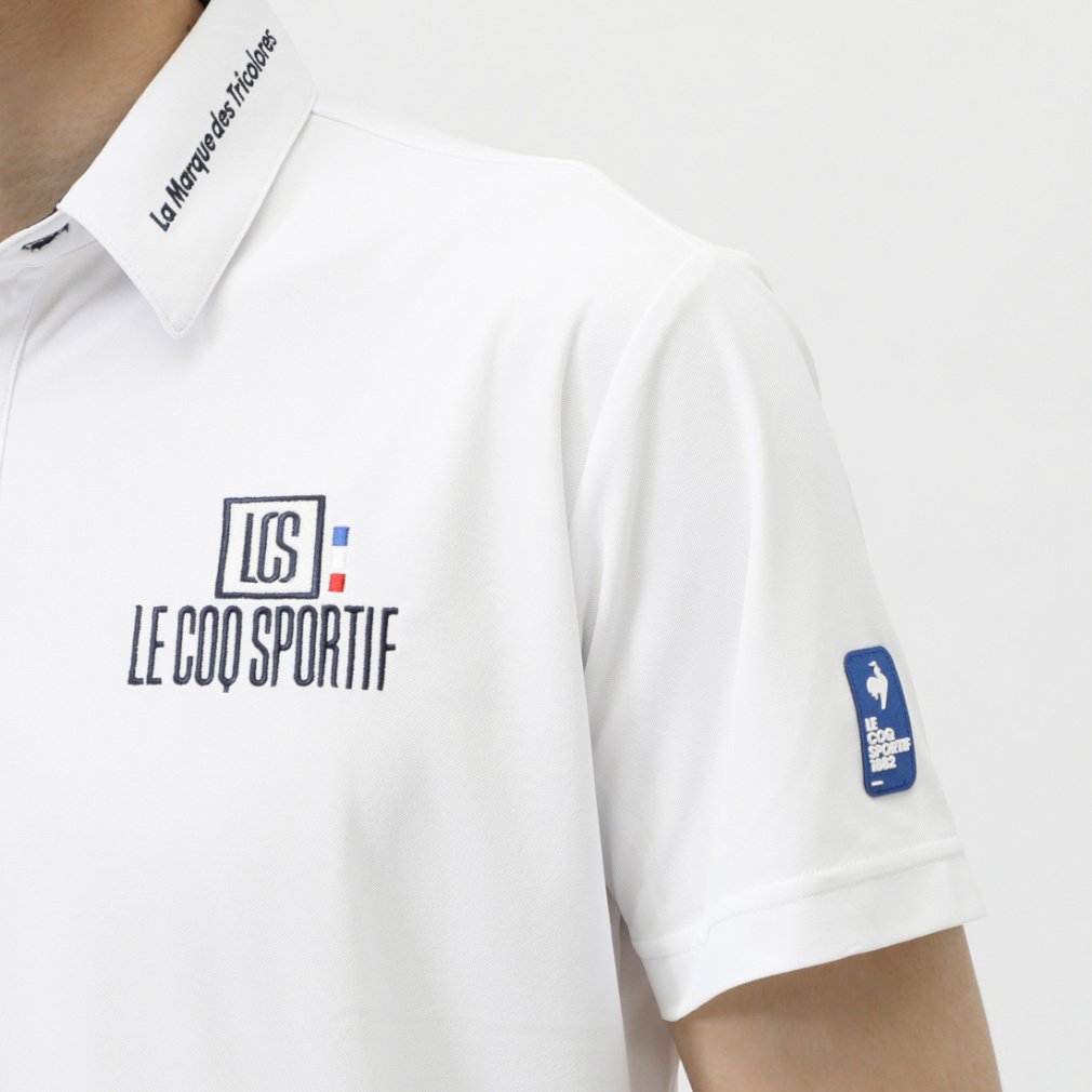 ルコックスポルティフ ゴルフ ゴルフウェア 半袖シャツ 春 夏 定番無地