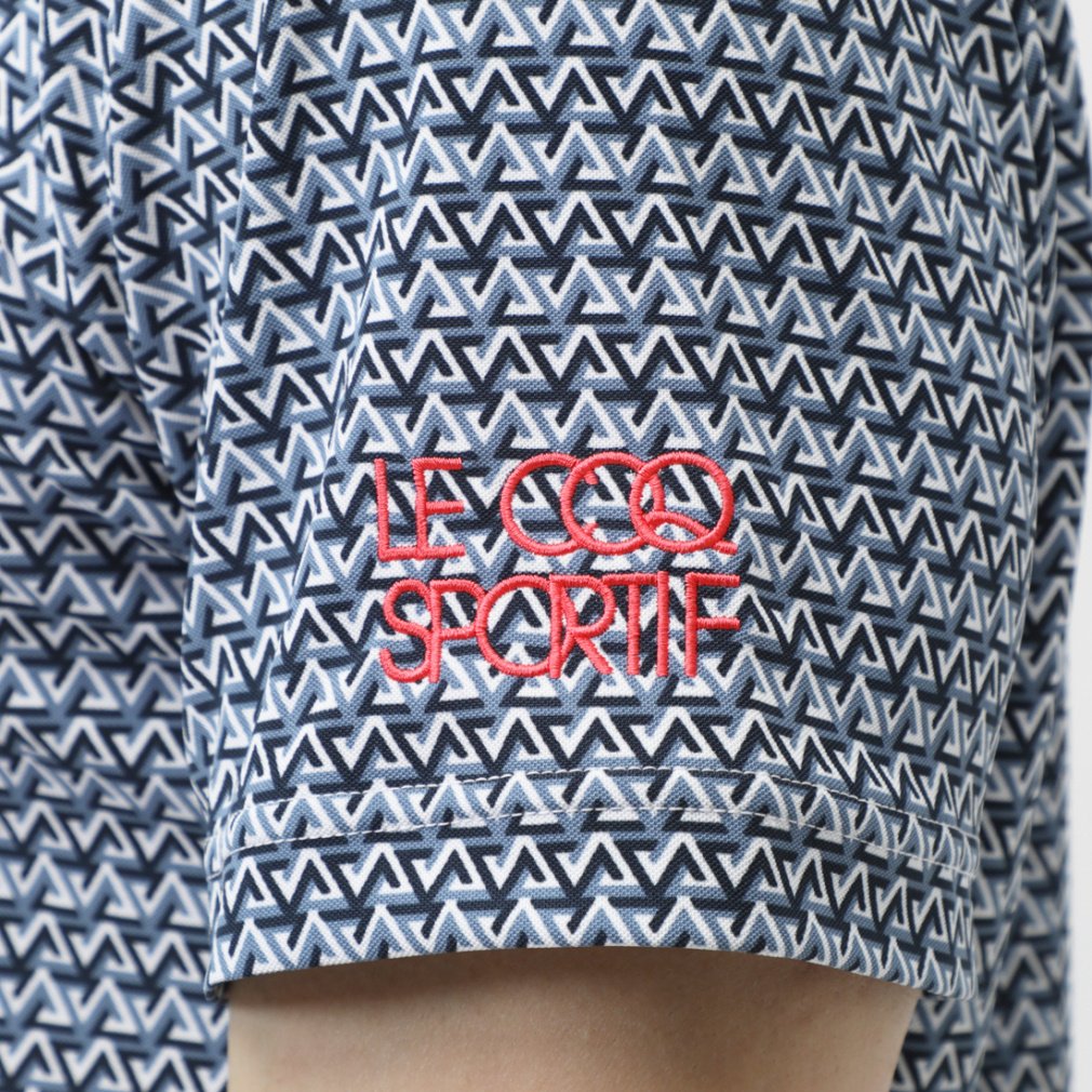 ルコックスポルティフ(lecoqsportif)ゴルフウェア ストレッチ トライアングル 小柄半袖シャツ LG5SHS06M … ルコックスポルティフ ゴルフ ゴルフウェア 半袖シャツ 春 夏