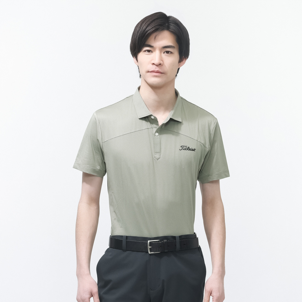 タイトリスト ゴルフウェア 半袖シャツ 春 夏 パワードライシャツ
