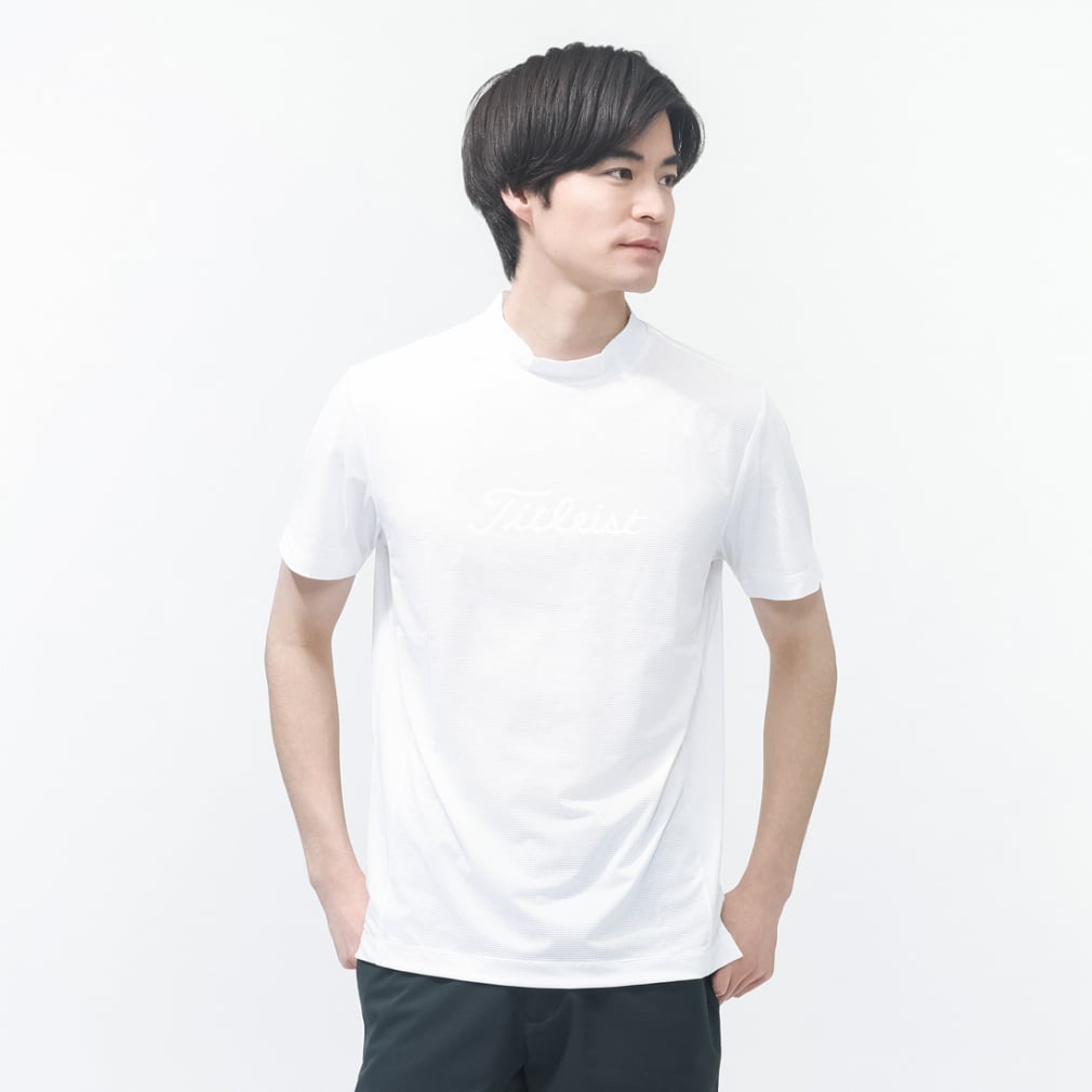 タイトリスト ゴルフウェア 半袖シャツ 春 夏 パワードライモック