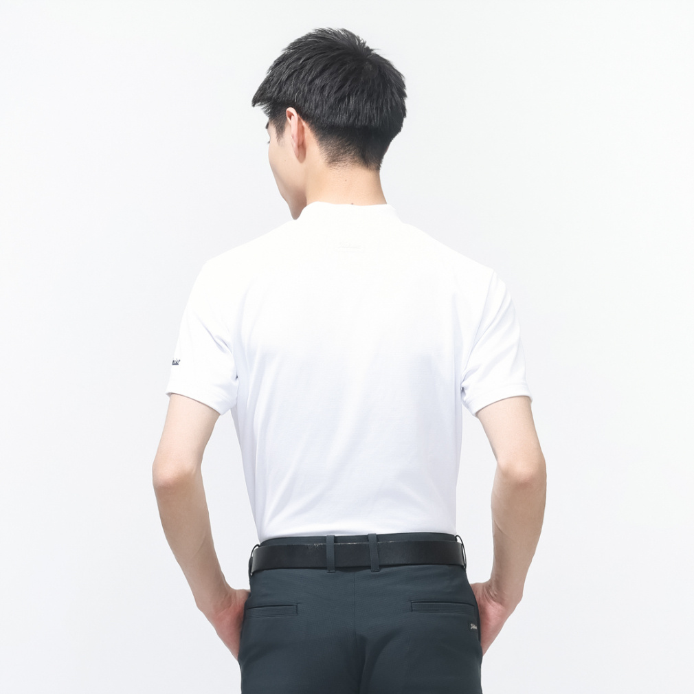 タイトリスト ゴルフウェア 半袖シャツ 春 夏 モックネックシャツ