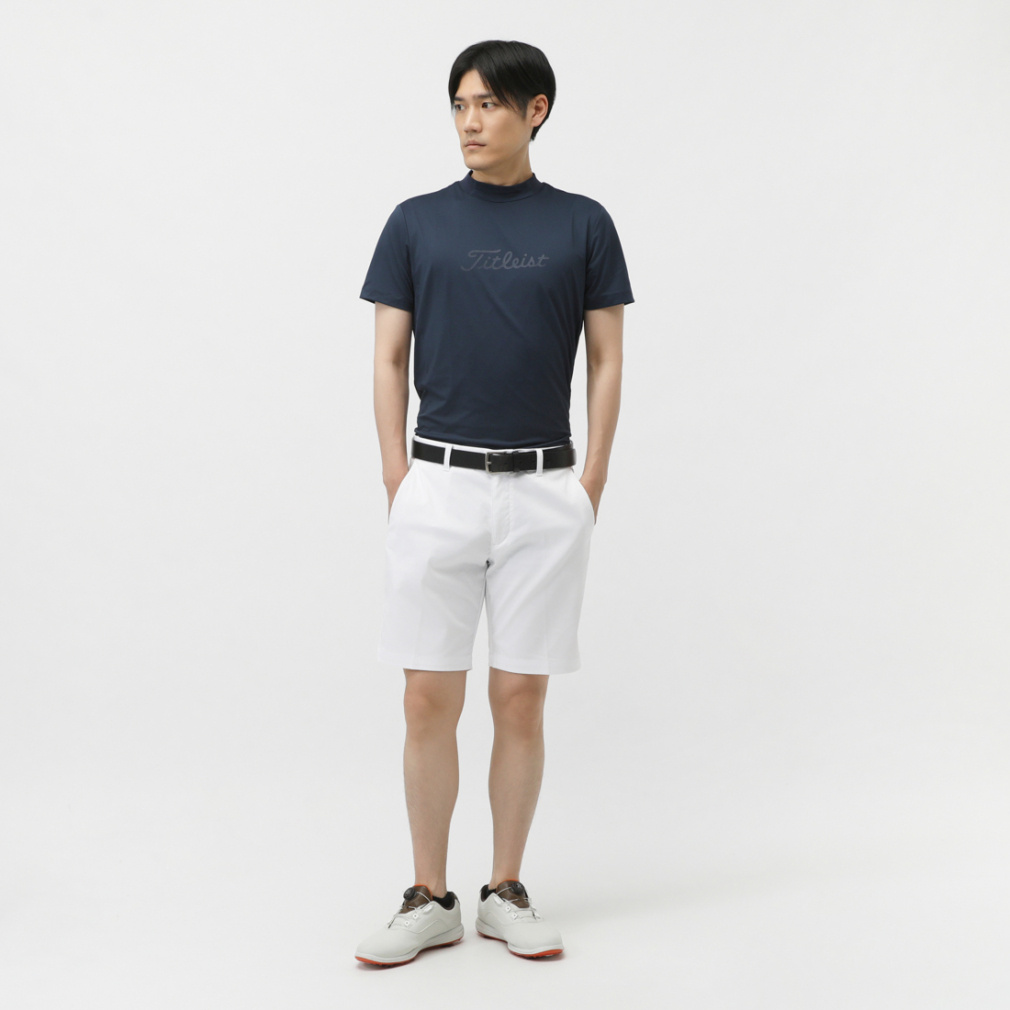 【美品】Titleist タイトリスト　ゴルフ半袖シャツ2枚セット タイトリスト ゴルフウェア 半袖シャツ 春 夏 パワードライモック