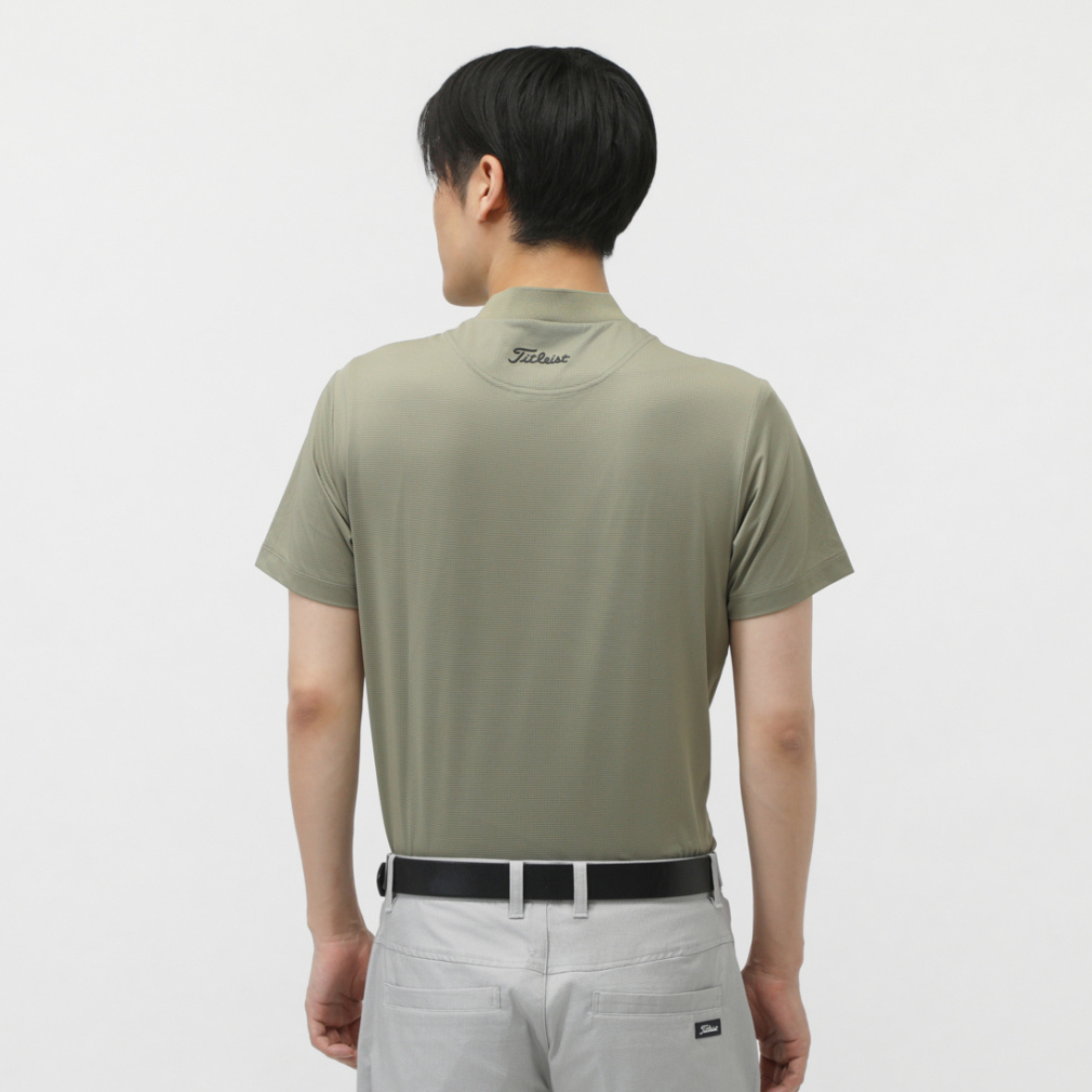 タイトリスト ゴルフウェア 半袖シャツ 春 夏 パワードライモック