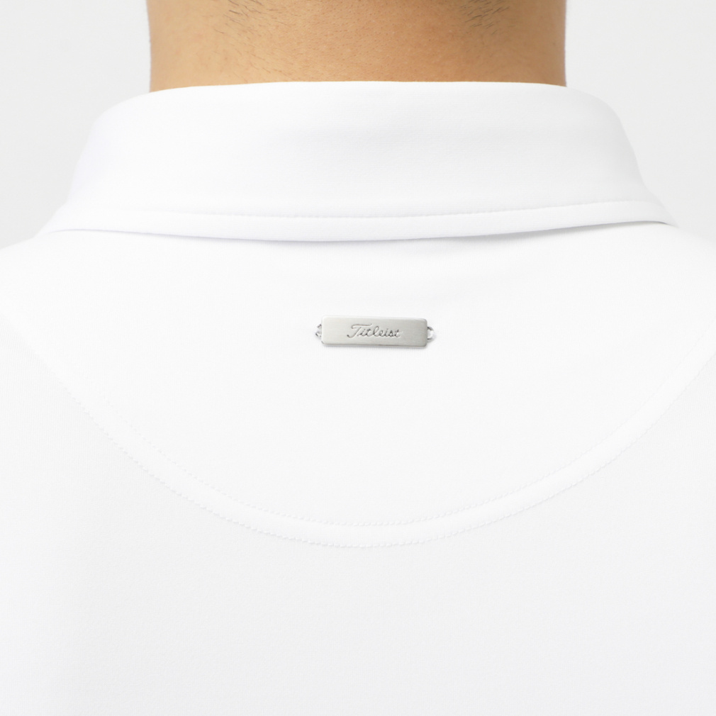 タイトリスト ゴルフウェア 半袖シャツ 春 夏 チェストストライプサキ