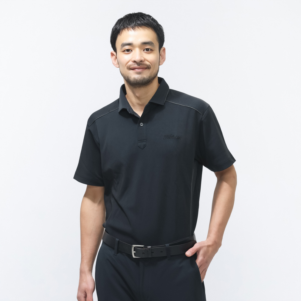 タイトリスト ゴルフウェア 半袖シャツ 春 夏 トリアセコンカノコ