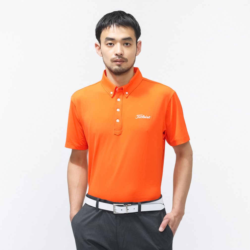 タイトリスト ゴルフウェア 半袖シャツ 春 夏 ベーシック ストレッチ
