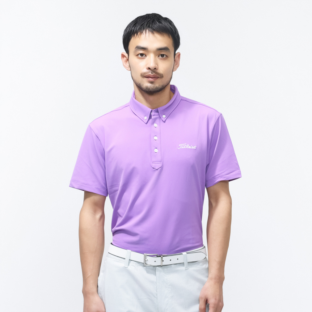 タイトリスト ゴルフウェア 半袖シャツ 春 夏 ベーシック ストレッチ