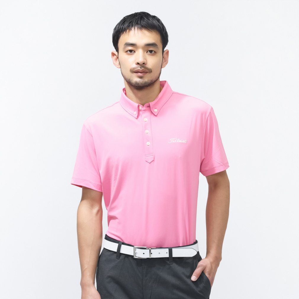 タイトリスト ゴルフウェア 半袖シャツ 春 夏 ベーシック ストレッチ