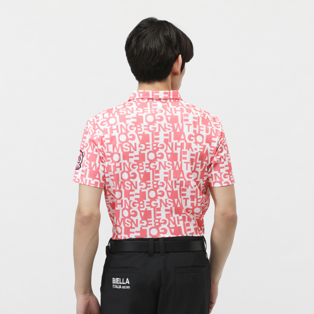 フィラ ゴルフウェア 半袖シャツ 春 夏 タイポ系PT半袖シャツ (744604