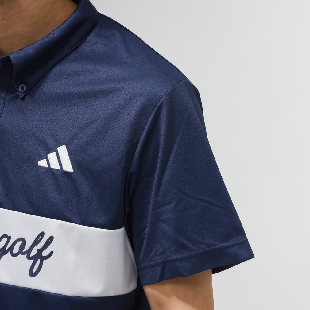 【新品M】adidas アディダスゴルフ シャツ＆パンツ＆バイザー　3点セット アディダス（adidas）（メンズ）ゴルフウェア スリーストライプス 半袖
